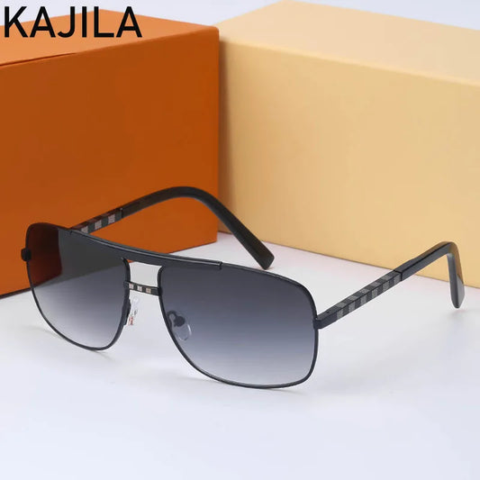 Vintage Square Men Sunglasses Brown 2025 Luxury Brand Retro Classic Sun Glasses For Man UV400 Oculos De Sol Masculino Wholesale