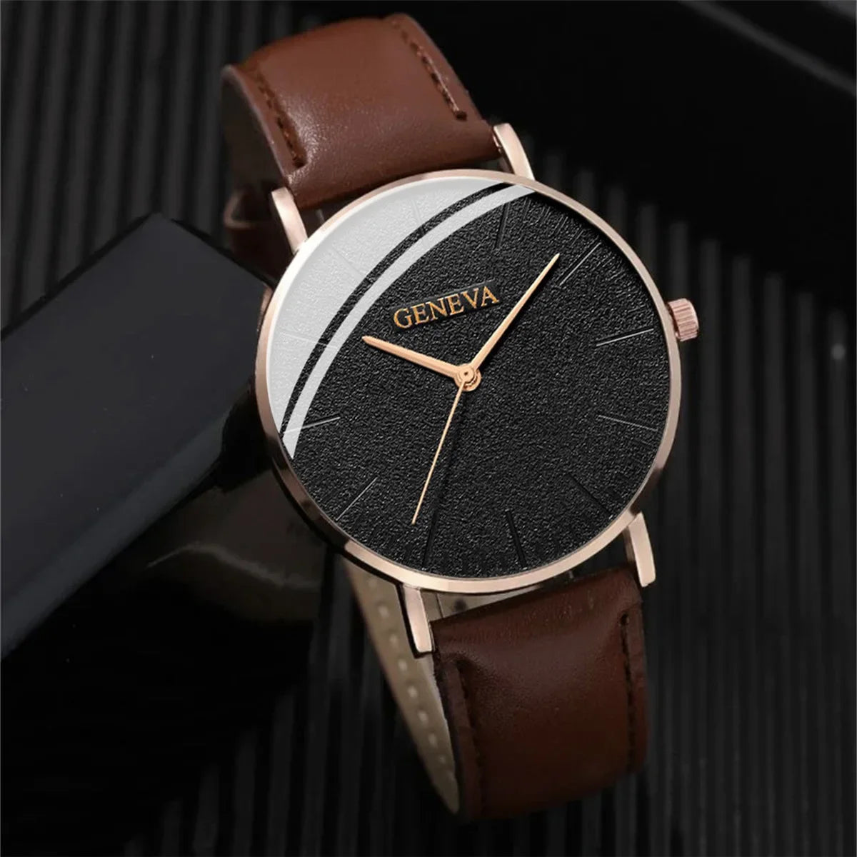 4/1pcs Men Watch Set Fashion Casual Business Mens Quartz Watch Belt Bracelet Watch Set Sport Wristwatch Relogio Masculino（no Box